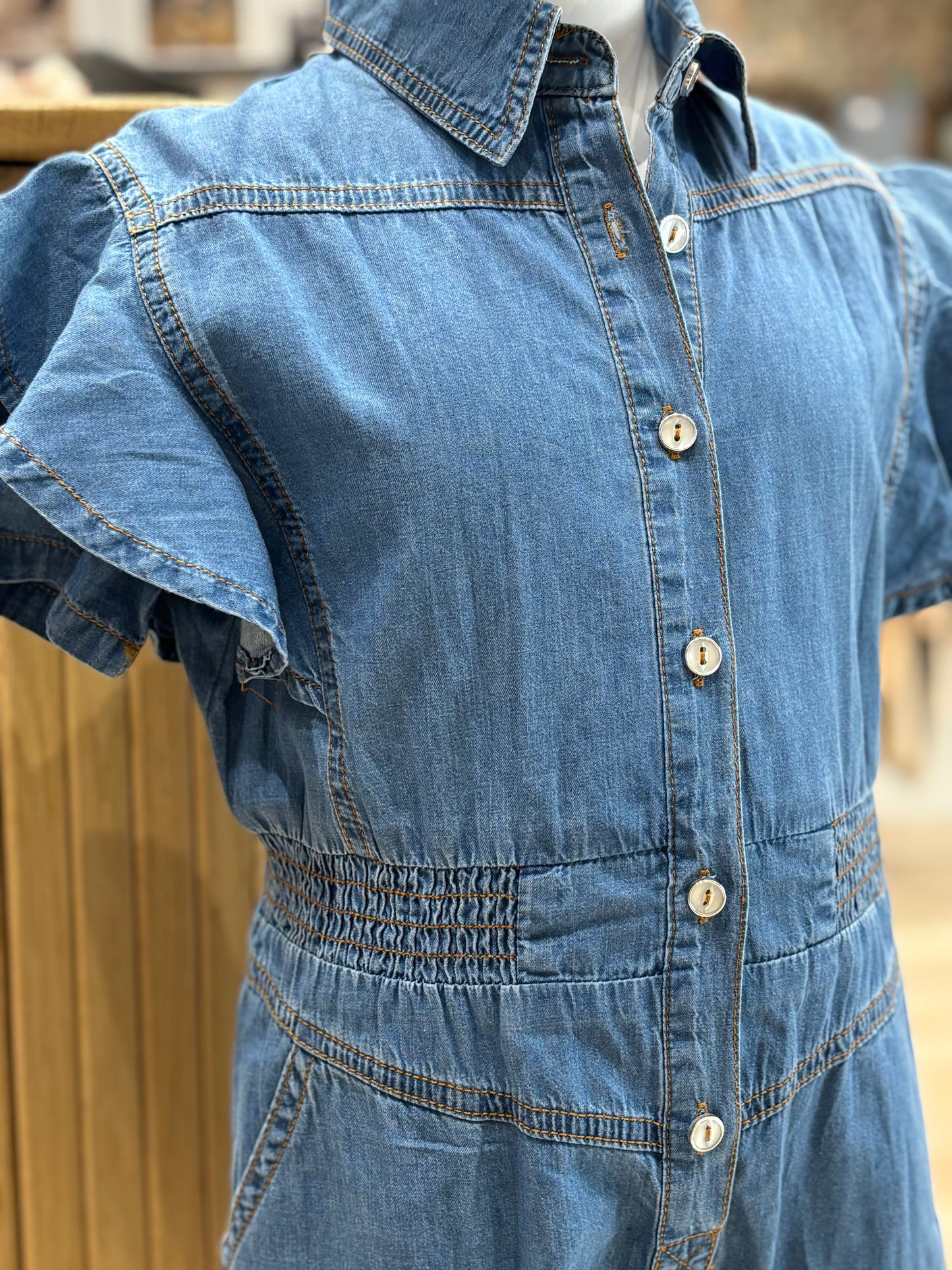Combi short jean